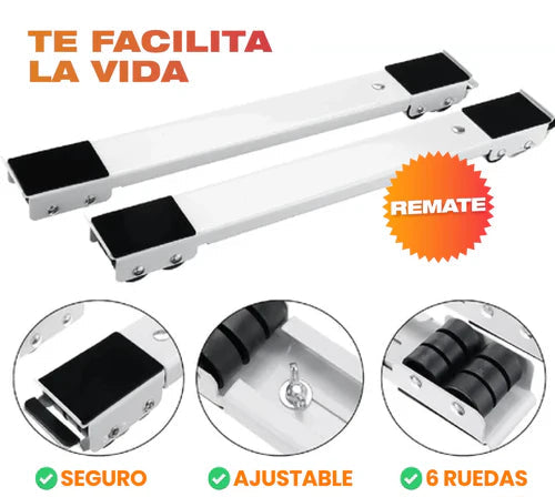 SOPORTE MOVIL PARA LAVADORA Y NEVERA . LLEVA 2 CON EL 15% DE DESCUENTO