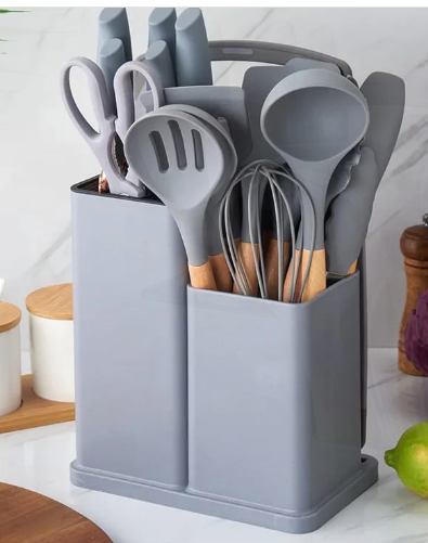 UTENSILIOS DE COCINA CON 19 PIEZAS