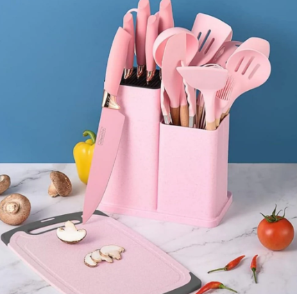 UTENSILIOS DE COCINA CON 19 PIEZAS