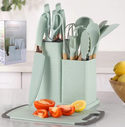 UTENSILIOS DE COCINA CON 19 PIEZAS